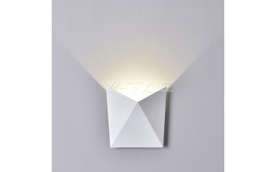LED vonkajšie nástenné svietidlo TRIANGLE 5 W teplá biela biele
