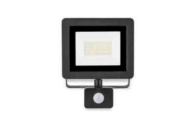LED reflektor so senzorom 30 W studená biela čierny