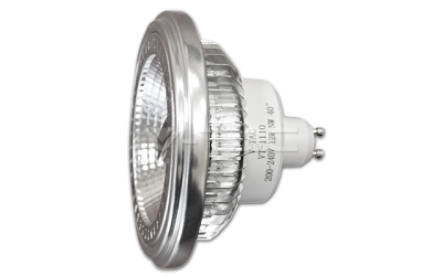 AR111 bodová LED žiarovka 12 W denná biela 40° hliníková