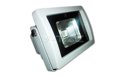 LED reflektor PREMIUM 10 W s diaľkovým ovládaním, RGB, šedý