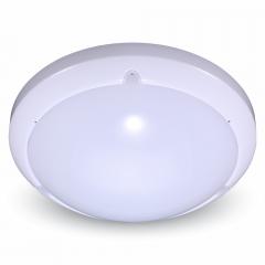 LED svietidlo 16 W s mikrovlnným senzorom studená biela plastové IP44