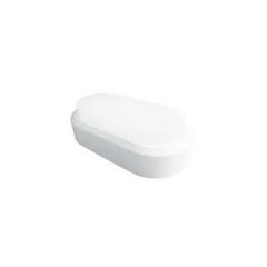 LED svietidlo 8 W prisadené obdĺžnik denná biela s krytím IP54 biele