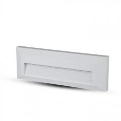 LED nástenné svietidlo obdĺžnik 3 W denná biela biele IP65
