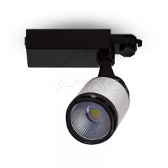 LED lištové svietidlo 25 W teplá biela bielo-čierne 24°