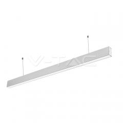 LED závesné lineárne svietidlo sivé 40 W denná biela 120 cm 