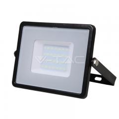 LED reflektor 30 W studená biela čierny s 5 ročnou zárukou
