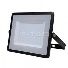 LED reflektor 100 W denná biela 5 rokov záruka čierny