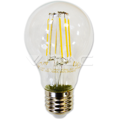 Retro LED žiarovka E27 6W, SMD, teplá biela, 300°, sklená