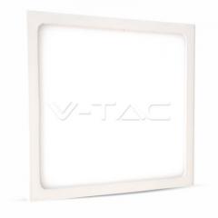 LED panel prisadený 12W SLIM teplá biela štvorcový biely
