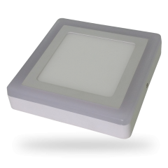 LED prisadený panel TWIN LED štvorec 6+2 W denná biela