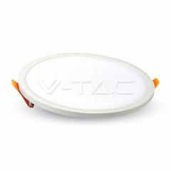LED zapustený panel TRIMLESS kruhový 29W denná biela