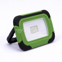 LED prenosný nabíjateľný reflektor 10 W čierny 6400K