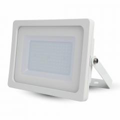 LED reflektor SLIM SMD 100 W teplá biela biely