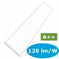 LED panel 120x30 cm s výkonom 29 W denná biela 120 lm/W