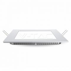 Štvorcový LED panel zapustený 18 W teplá biela 5-ročná záruka