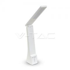 LED stolná lampa skladacia prenosná 4 W biela