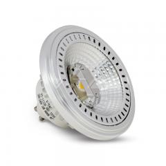 Stmievateľná AR111 bodová LED žiarovka GU10 12 W teplá biela 40° hliníková