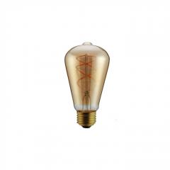 LED okrasná LED žiarovka E27 5 W Amber teplá biela stmievateľná
