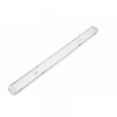 Prachotesné svietidlo na LED trubice 2 x 120 cm jednostranné napájanie