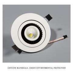 CALE LED downlight s otočným telom 12 W denná biela biele telo