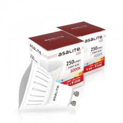LED bodová žiarovka GU10 3 W teplá biela