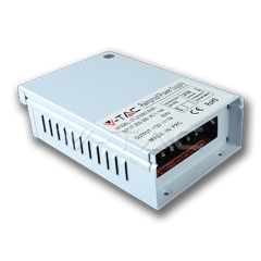 Kovový napájací adaptér pre LED pásiky IP44  - 80 W, 