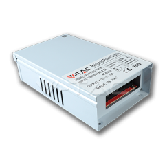 Kovový napájací adaptér pre LED pásiky IP44  - 200 W, 24V