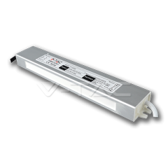 Kovový napájací adaptér pre LED pásiky IP65  - 45 W,