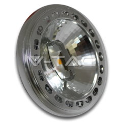 Bodová LED žiarovka GX53 AR111 15 W denná biela 20° 12 V