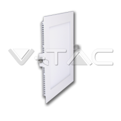 LED panel štvorcový zapustený 22 W studená biela biely 