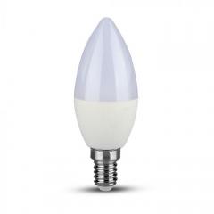 LED žiarovka E14 sviečka 7 W teplá biela 5 rokov záruka