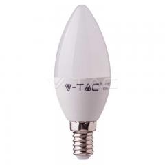 LED žiarovka E14 sviečka 5,5 W denná biela plastová 5-ročná záruka