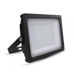 LED reflektor SLIM SMD 100 W denná biela čierny