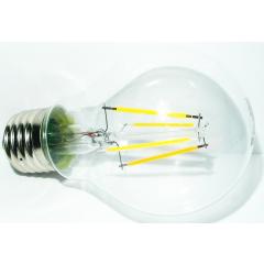 LED žiarovka filament E27 4W denná biela klasický tvar