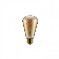 LED okrasná LED žiarovka E27 5 W Amber teplá biela stmievateľná