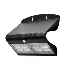 LED solárne svietidlo 6,8 W denná biela čierne
