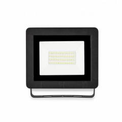 LED reflektor 30 W studená biela čierny