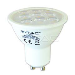Bodová LED žiarovka GU10 3W teplá biela 38° ozdobný difúzor