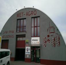 Osvetlenie regálov v sklade MET-AGRO, Trebatice